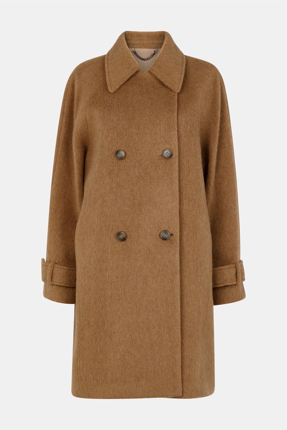 Brushed Wool Pea Coat