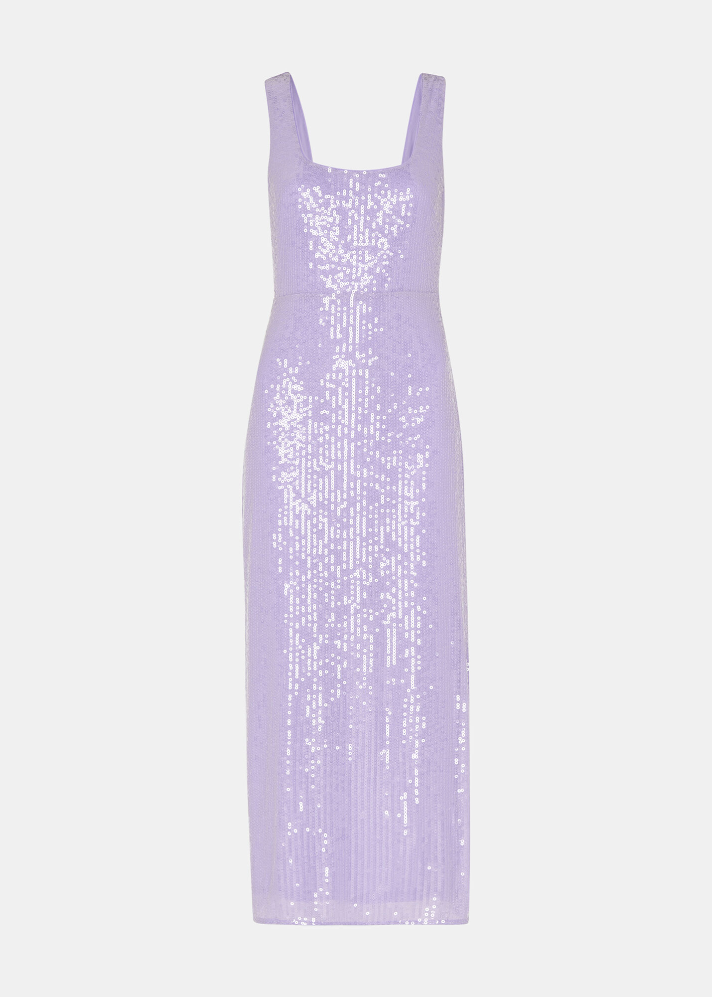 Nicola Lilac Sequin Midi Dress