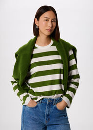 Relaxed Stripe Long Sleeve Tee