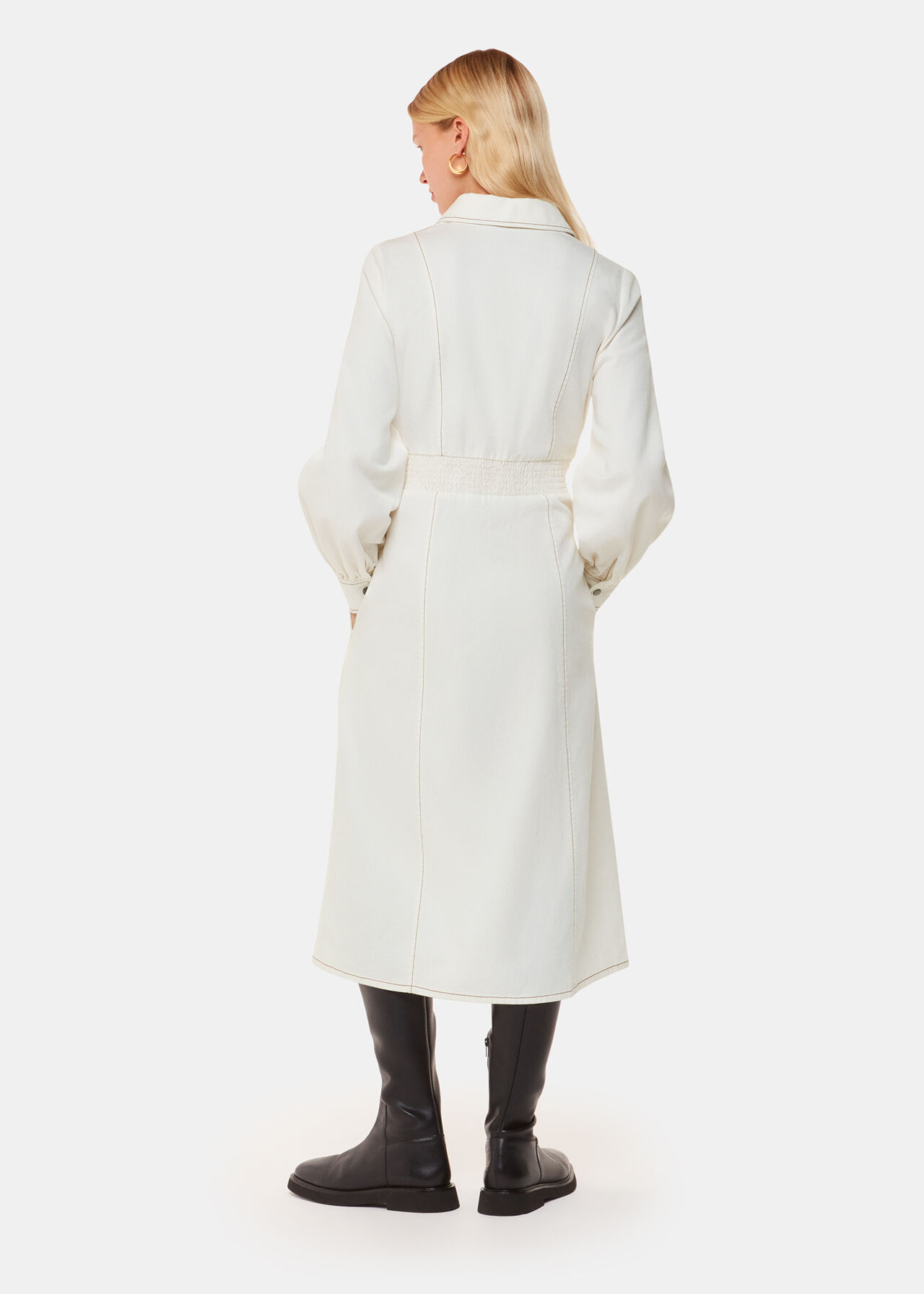 Harlowe Denim Midi Dress