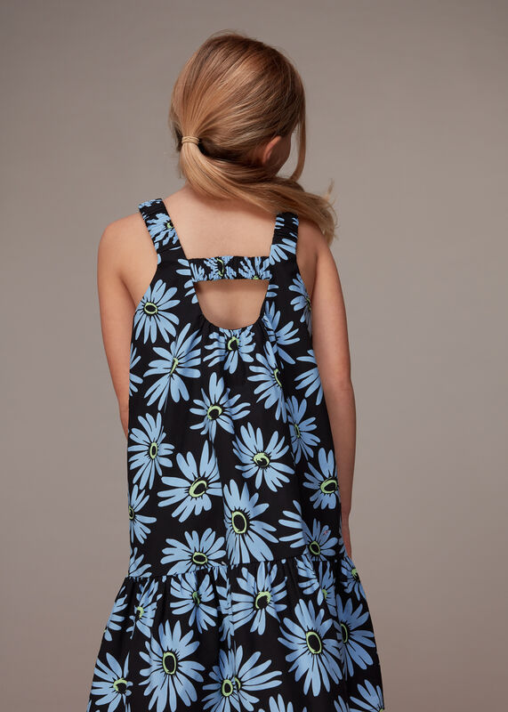 Blue Daisy Print Sundress