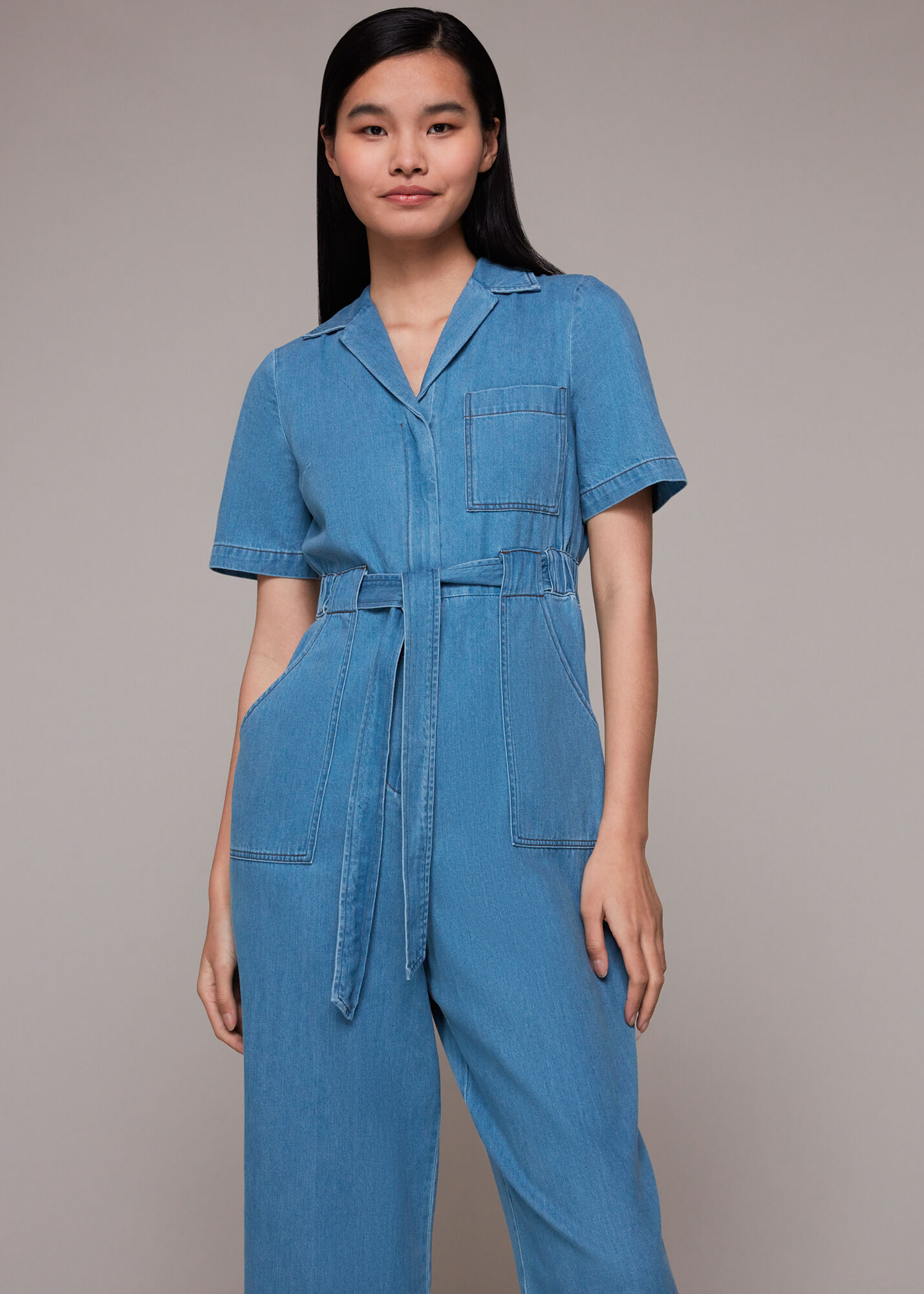 Whistles 2025 denim jumpsuit
