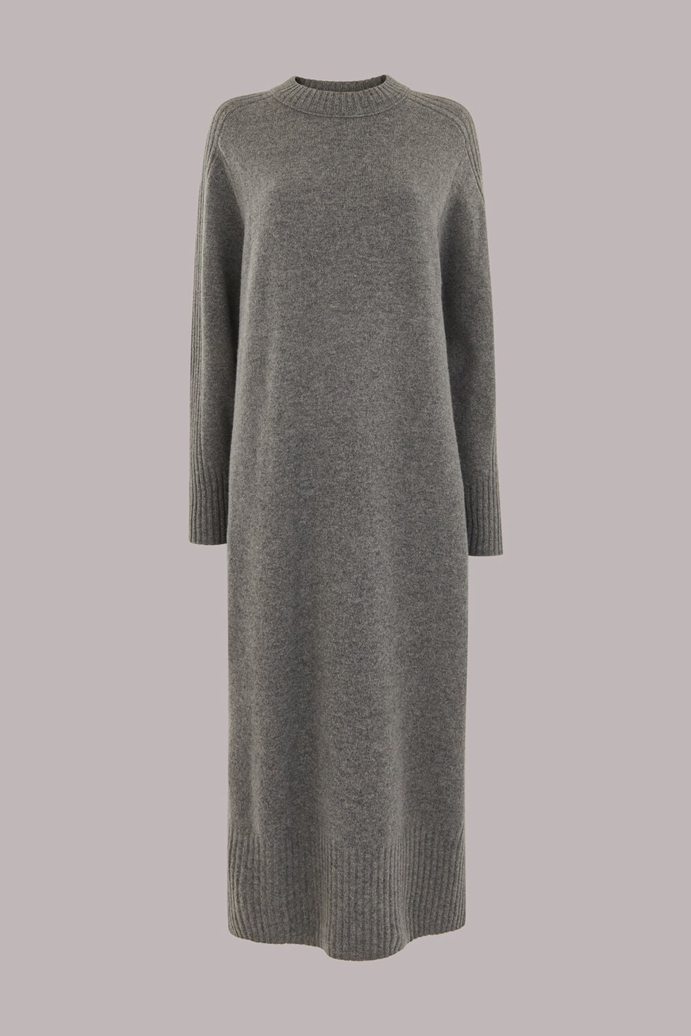 Boyfriend Crew Knit Midi Dress