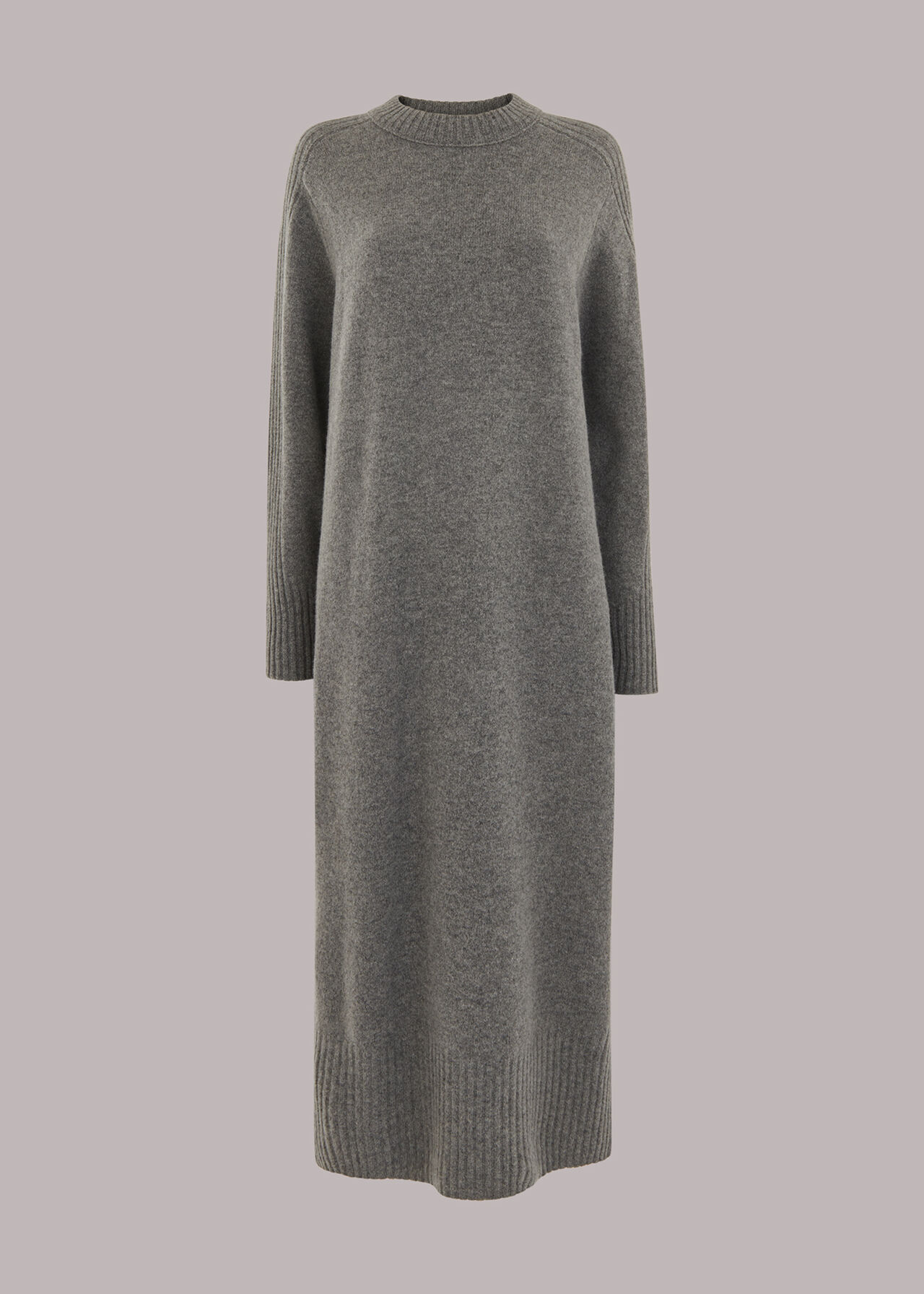 Boyfriend Crew Knit Midi Dress