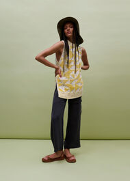 Sleeveless Intarsia Knit
