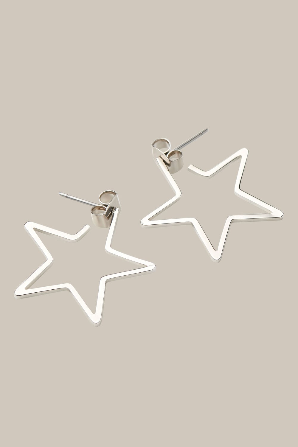 Mini Star Outline Earring