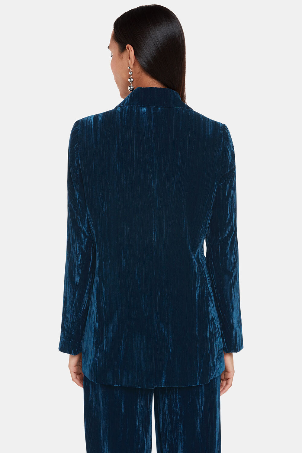 Hallie Crushed Velvet Blazer