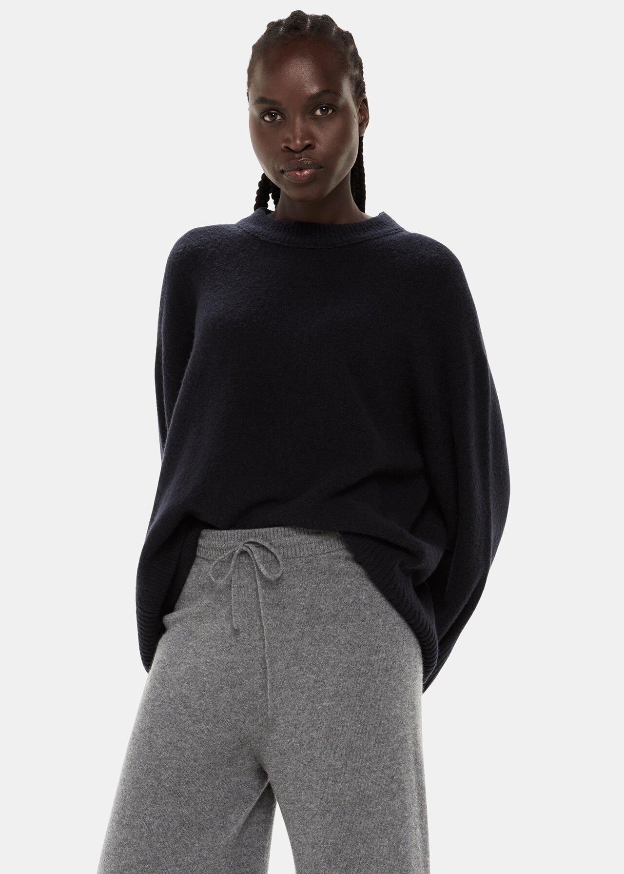 Cashmere Straight Leg Jogger