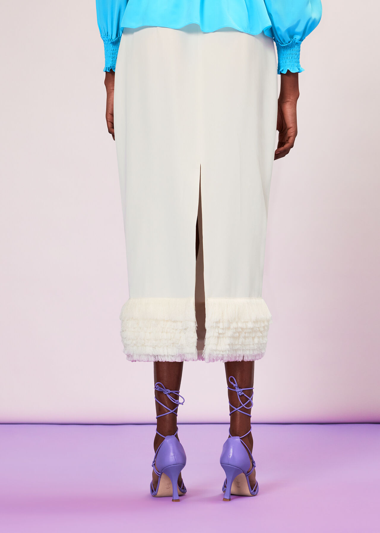 Fringe Detail Skirt