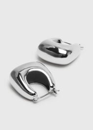 Chunky Curved Square Earring