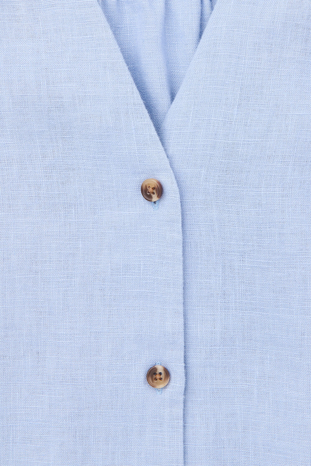 Pale Blue Laura Linen Tank