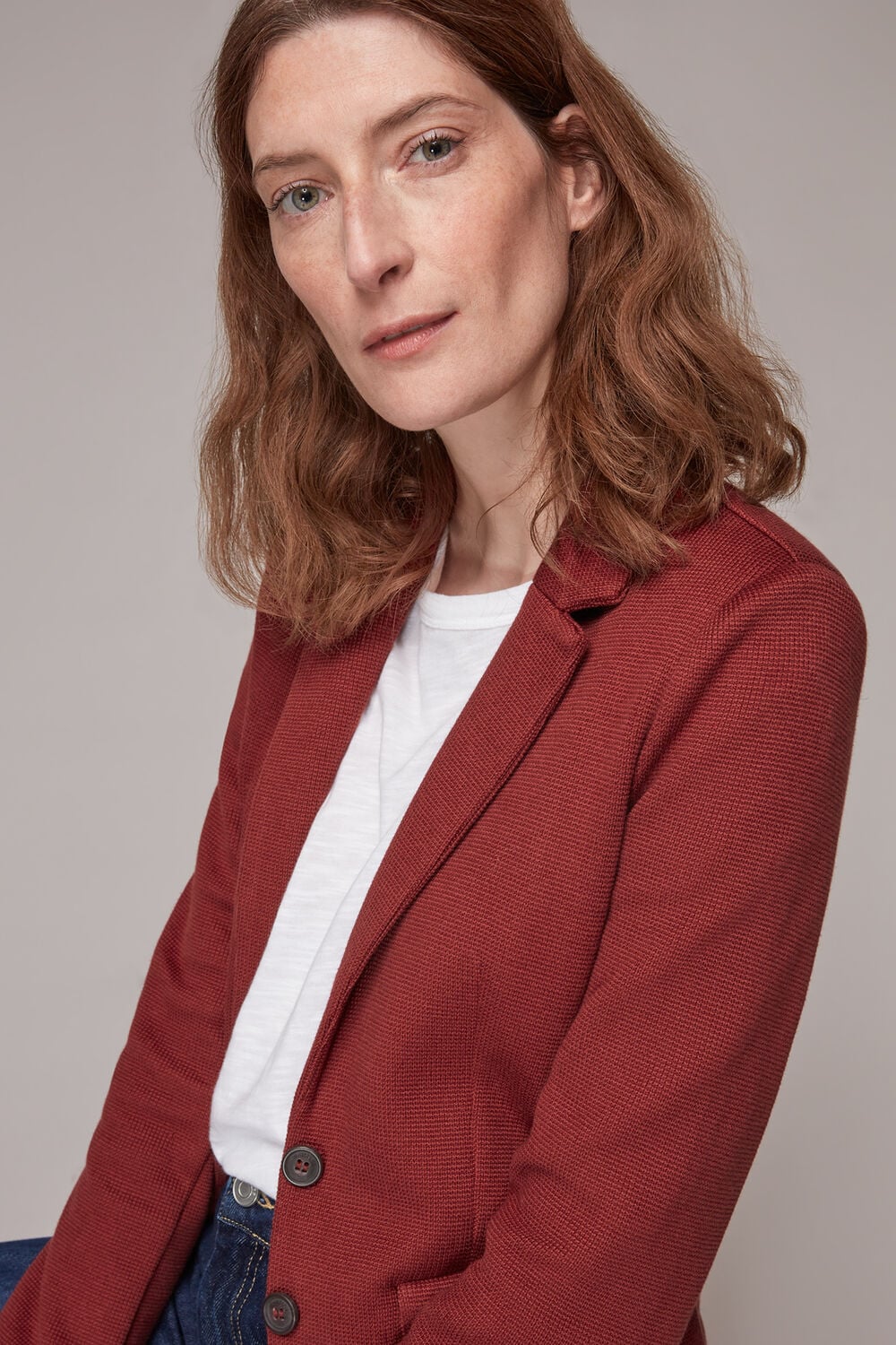 Slim Fit Jersey Jacket