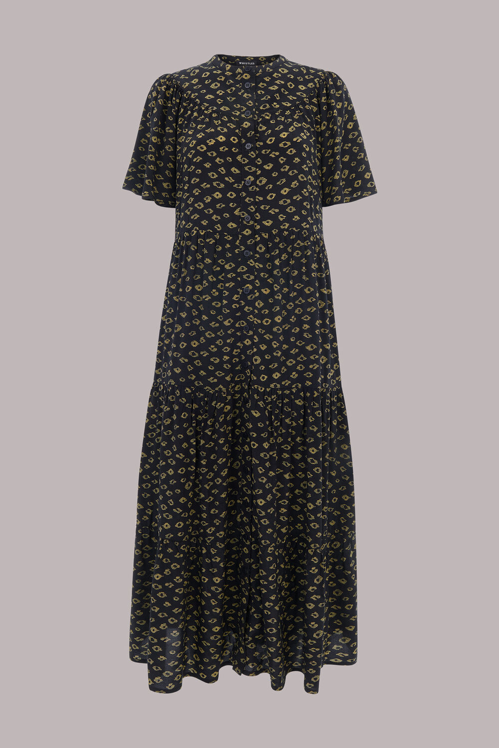 Abstract Gem Trapeze Dress