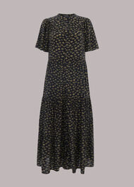 Abstract Gem Trapeze Dress