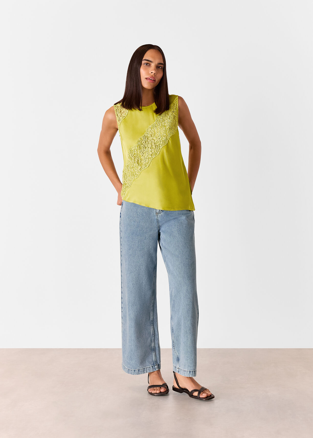 Immie Lace Detail Tank