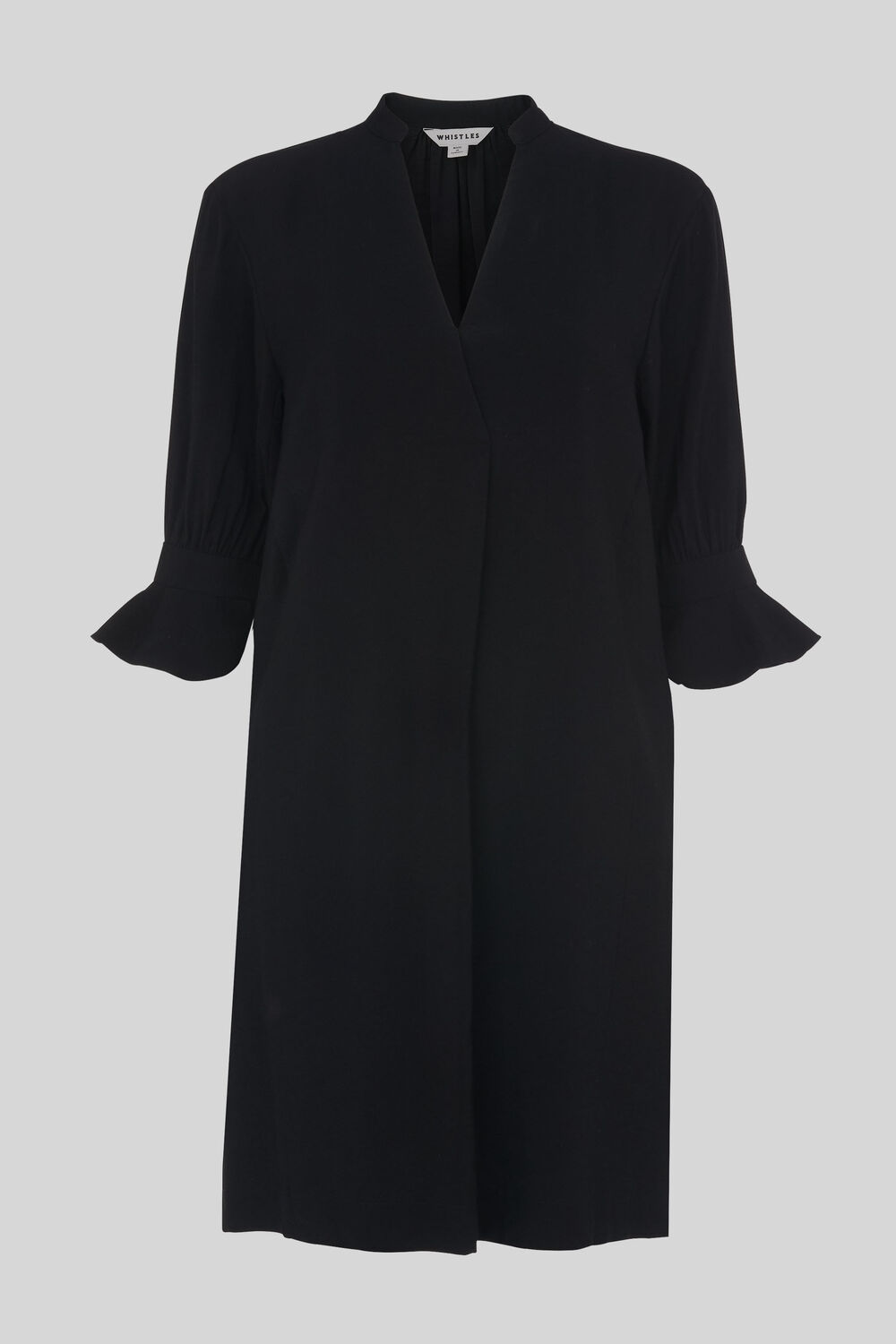 Sonia Frill Sleeve Dress Black