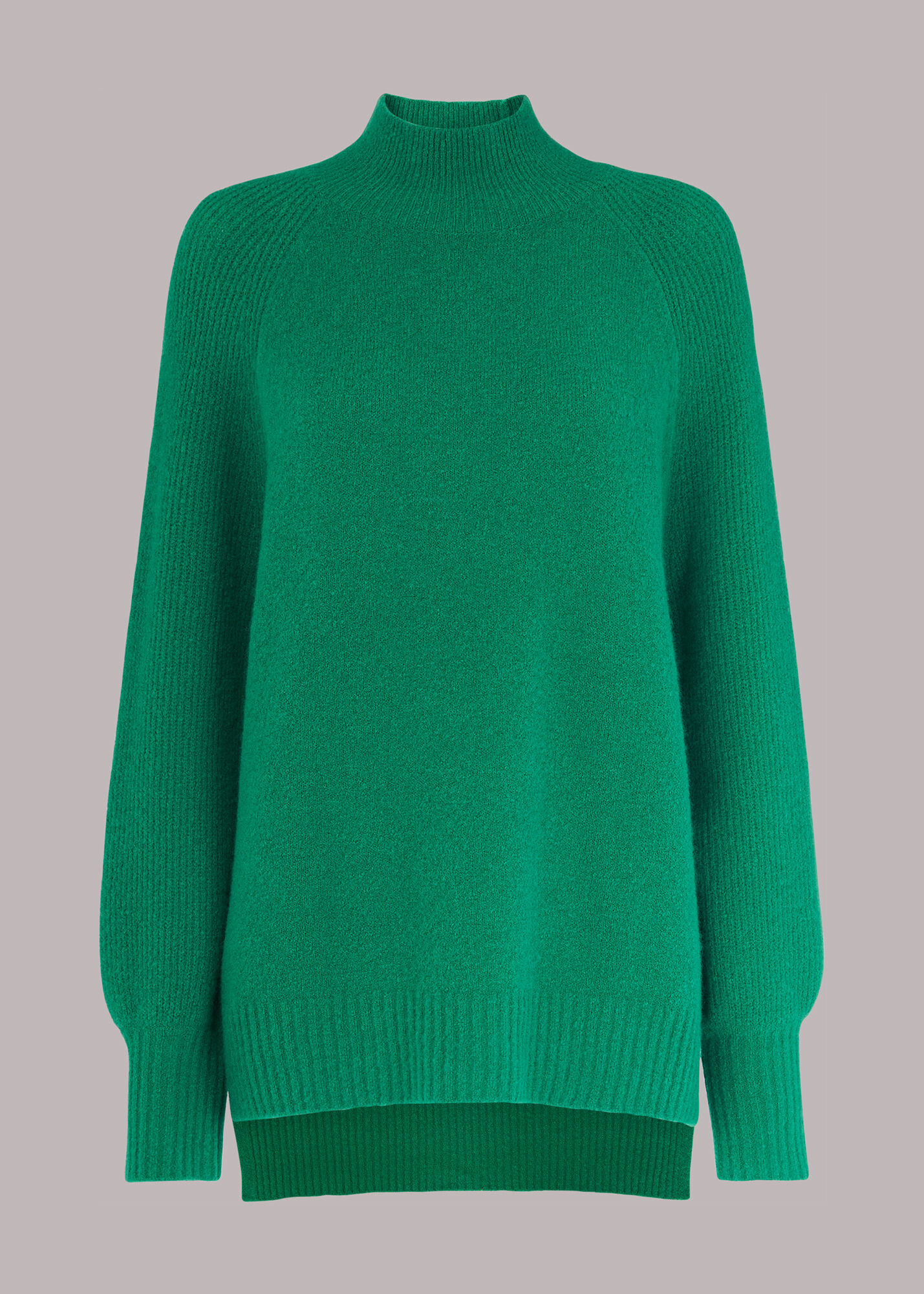 Green Full Sleeve Knitted Jumper WHISTLES