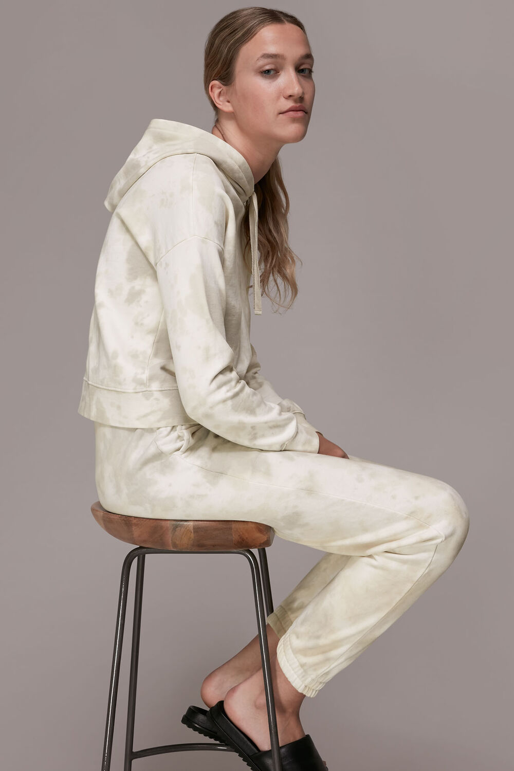 Neutral Tie Dye Hoodie