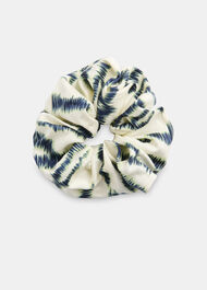 Feathered Tiger Scrunchie
