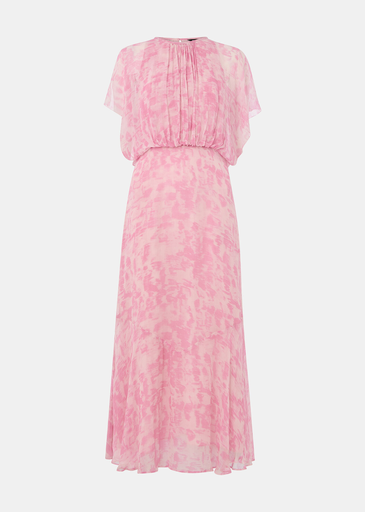 Whistles Dashed Brush Marks Midi Dress Whistles Dashed Brush Marks Midi Dress