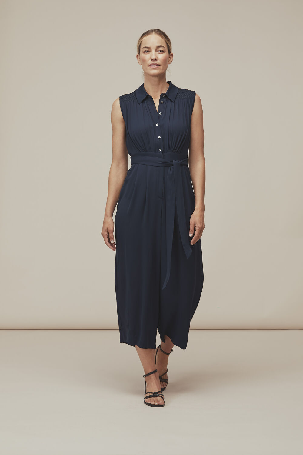 Smocked Detail Zora Jumpsuit