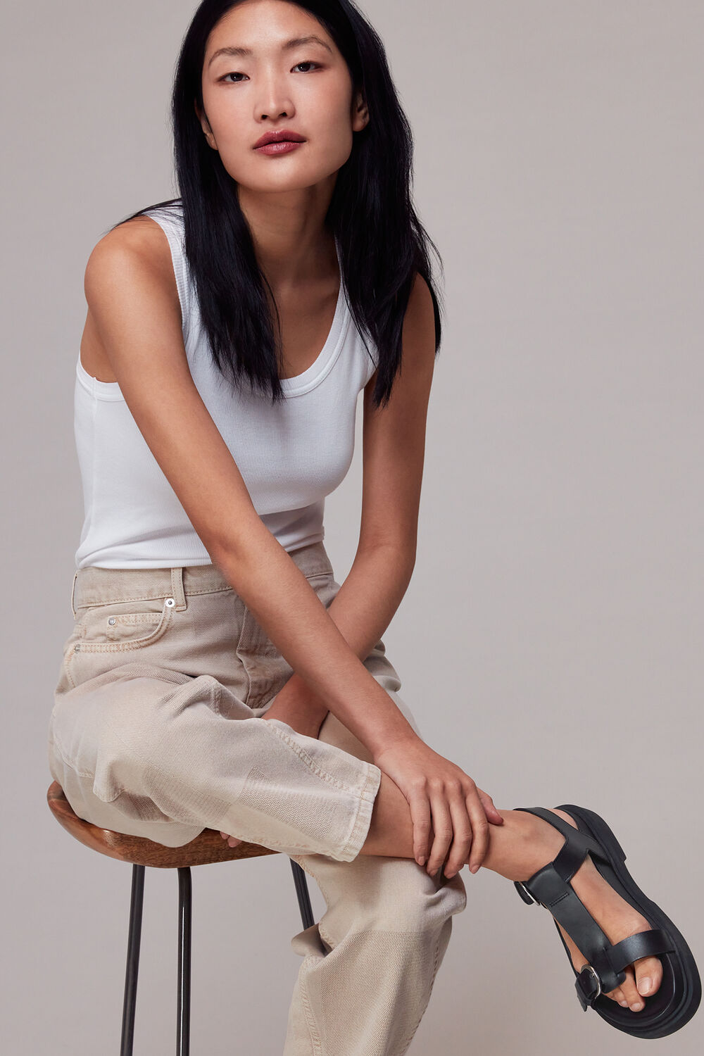 Porto Double Buckle Sandal