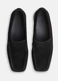 Mora Suede Square Toe Loafer