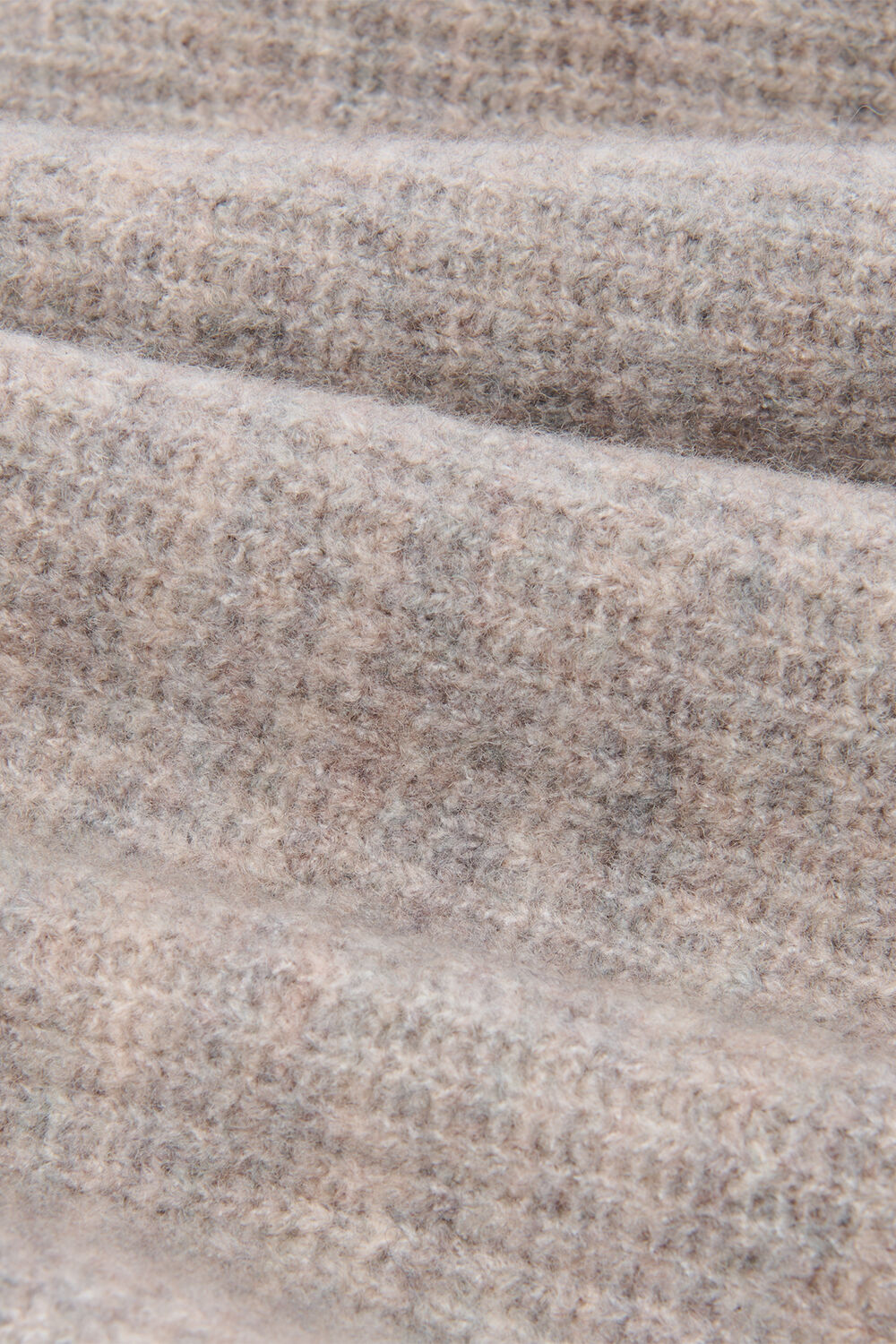 Neutral Aria Wool Mix Crew Knit