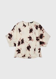 Shadow Floral Viscose Blouse