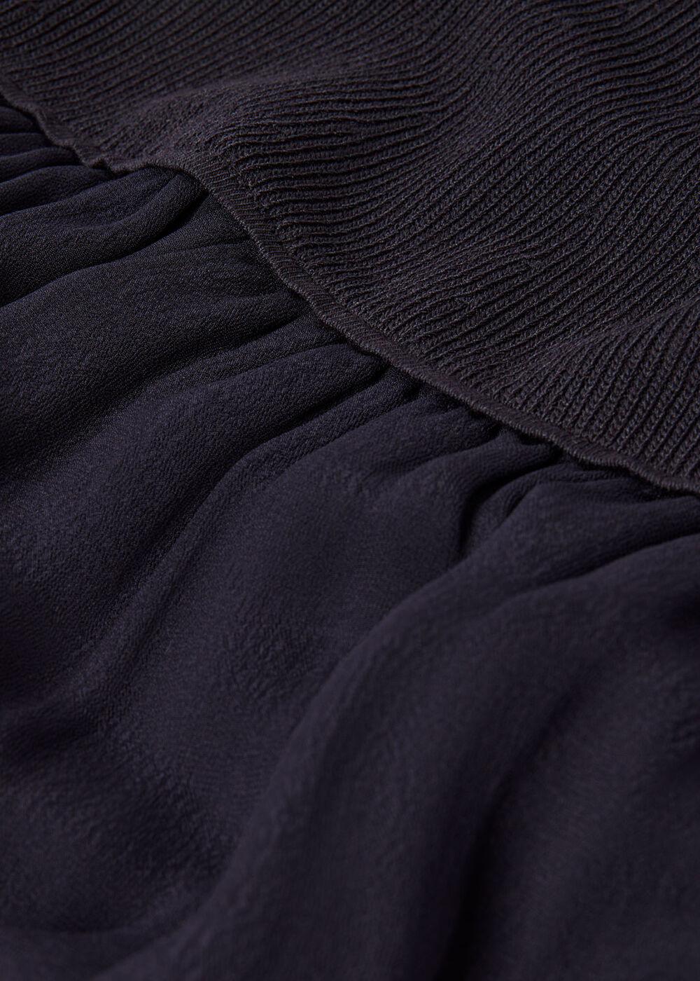 Knitted 2in1 Bubble Hem Dress