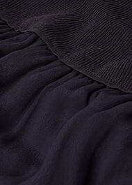 Knitted 2in1 Bubble Hem Dress