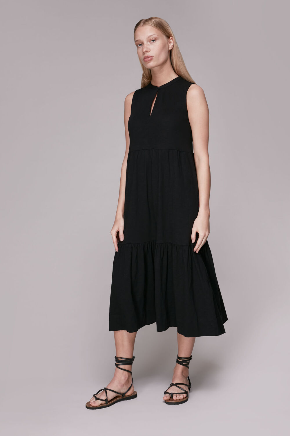 Tiered Jersey Dress