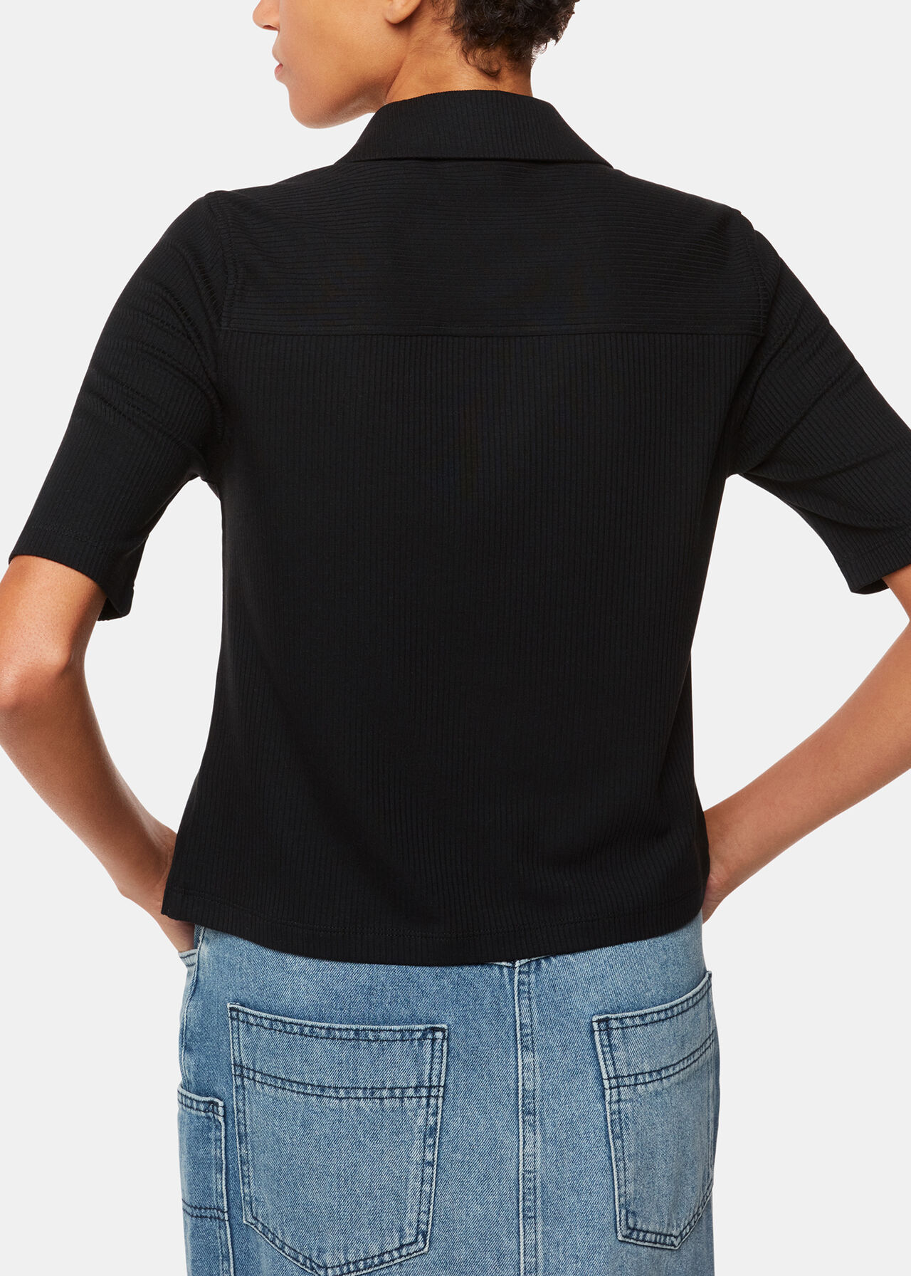 Grace Ribbed Polo