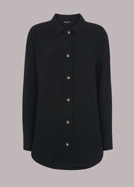 Lola Crinkle Overshirt