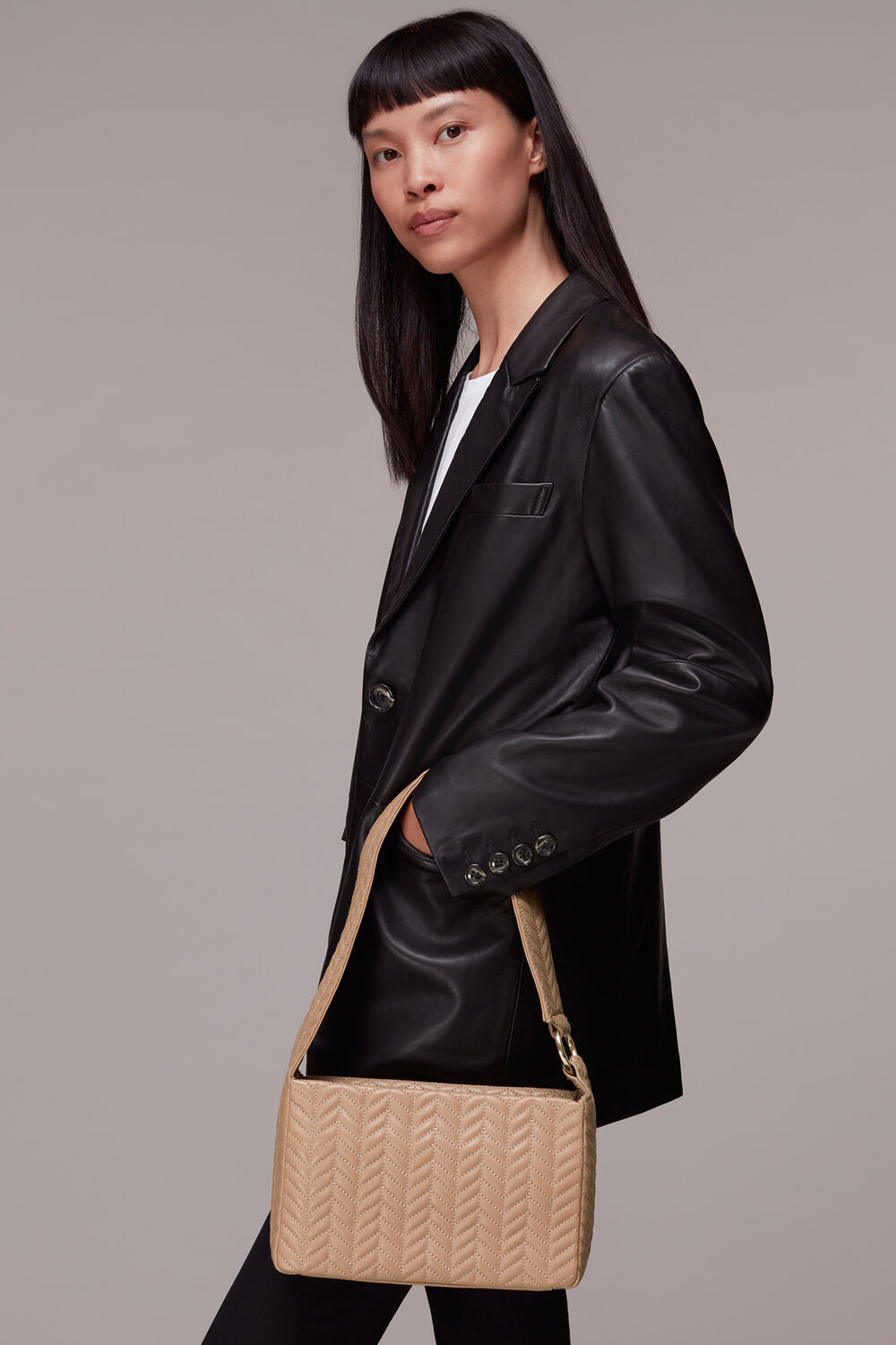 Emine Quilted Shoulder Bag