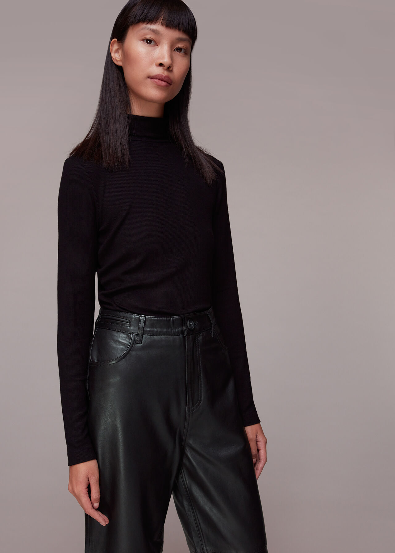Laura Leather Trouser
