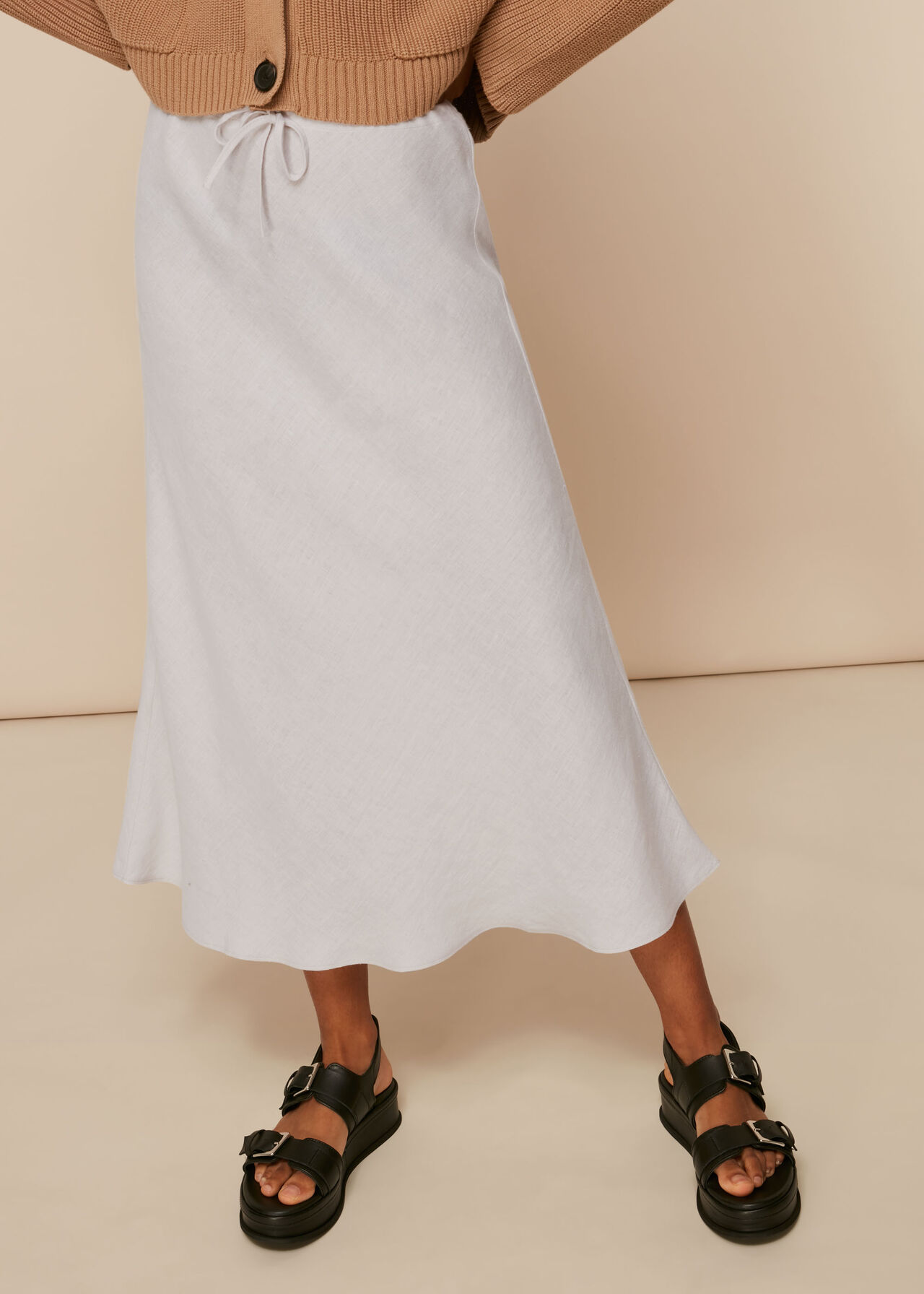 Linen Bias Cut Skirt | lupon.gov.ph