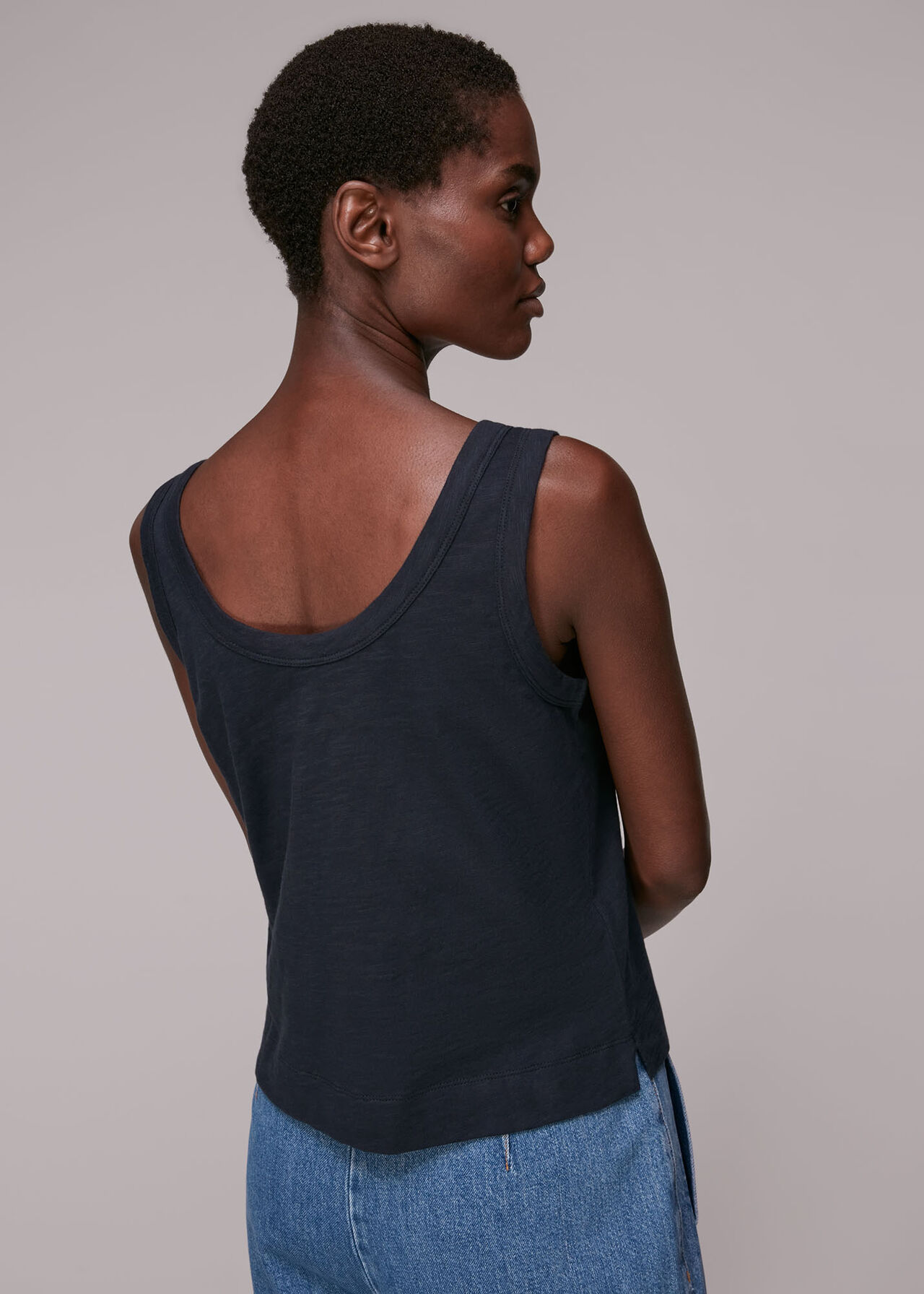 Reversible Button Up Tank Top