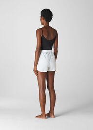 Stripe Dobby Pyjama Short White