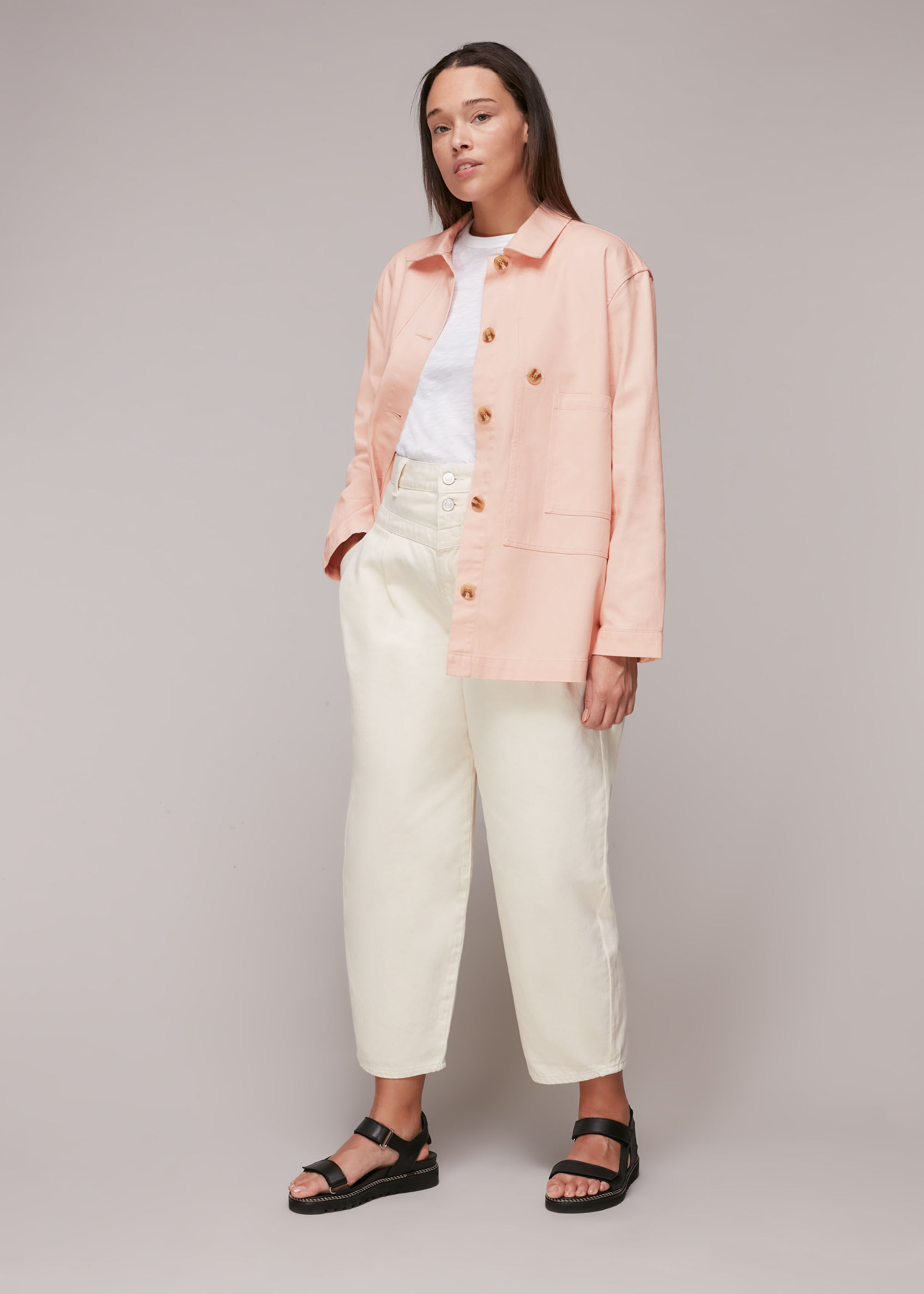Pink cheap cargo jacket
