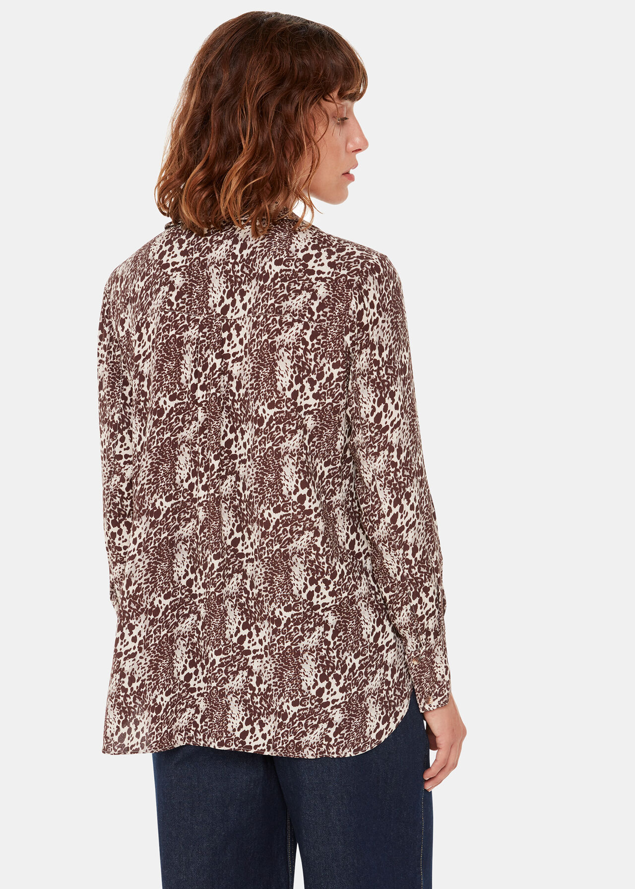 Micro Leopard Print Shirt