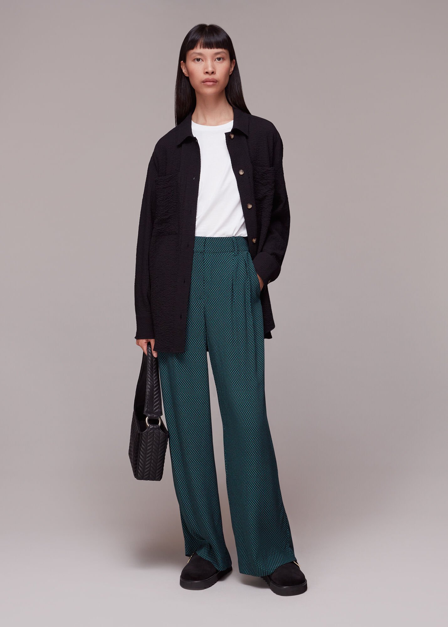 Whistles gingham trousers top