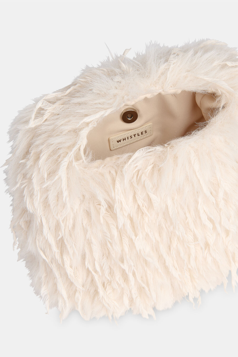 Luz Faux Feather Mini Bag