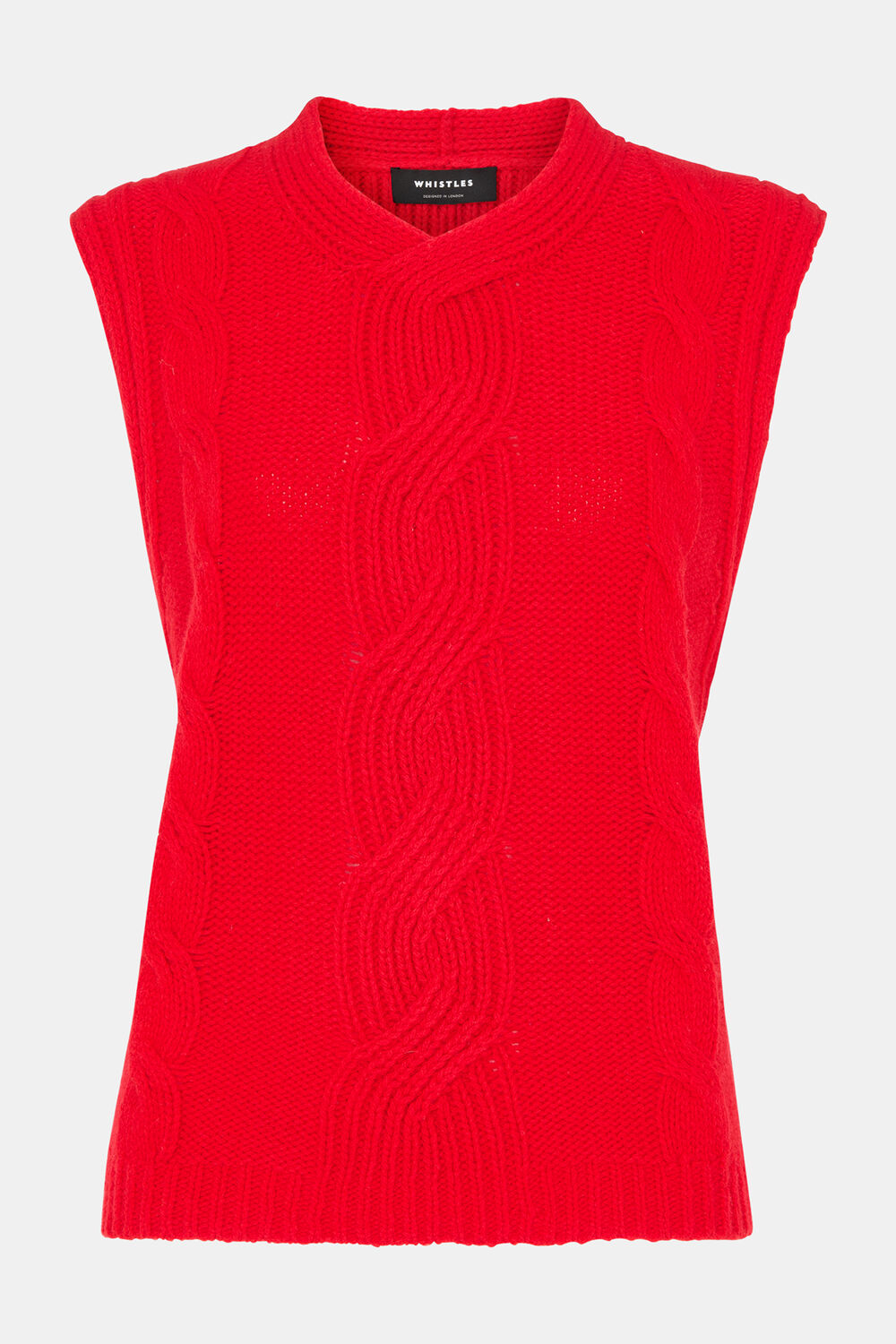 Cable Detail Knitted Tank