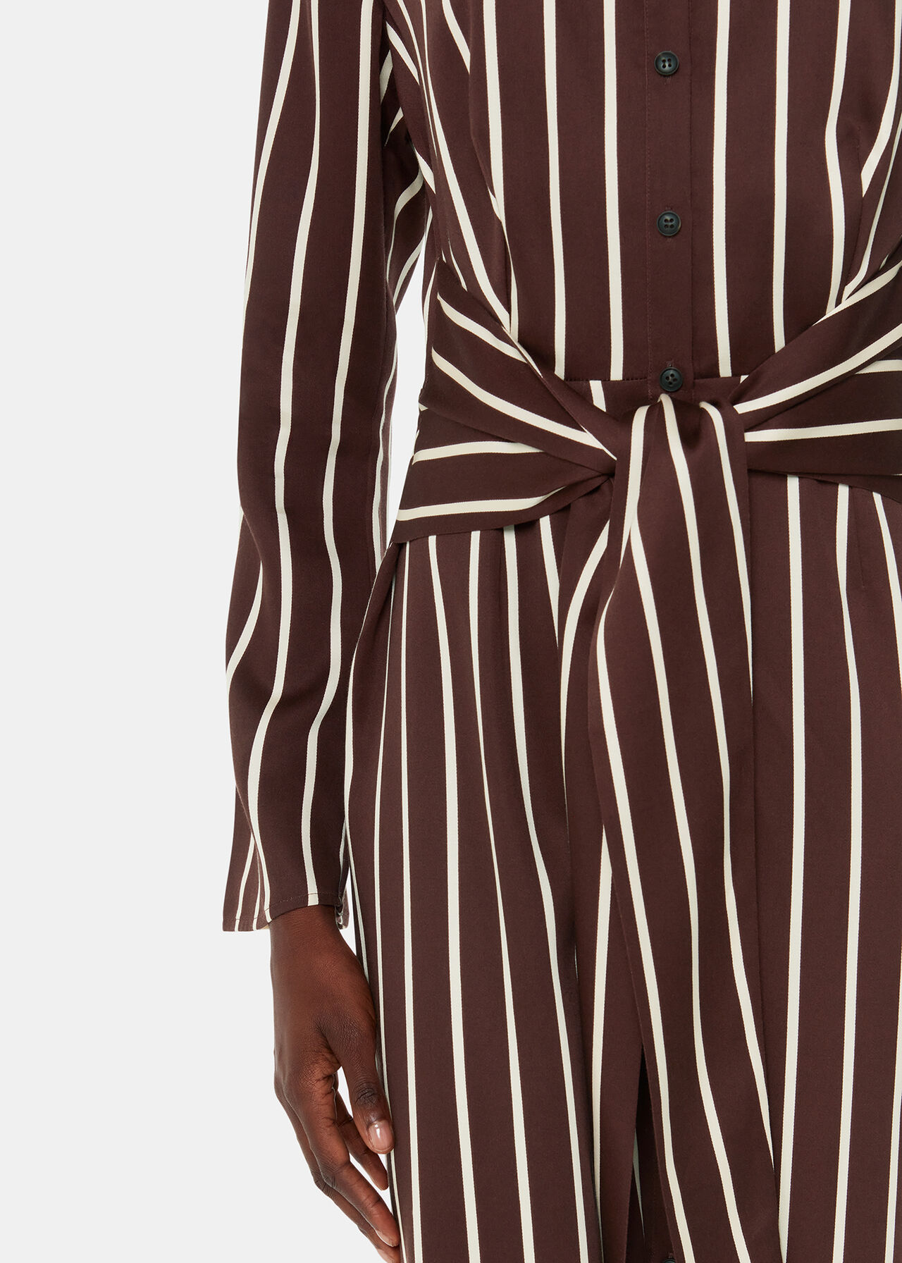 Alex Stripe Shirt Dress