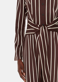 Alex Stripe Shirt Dress