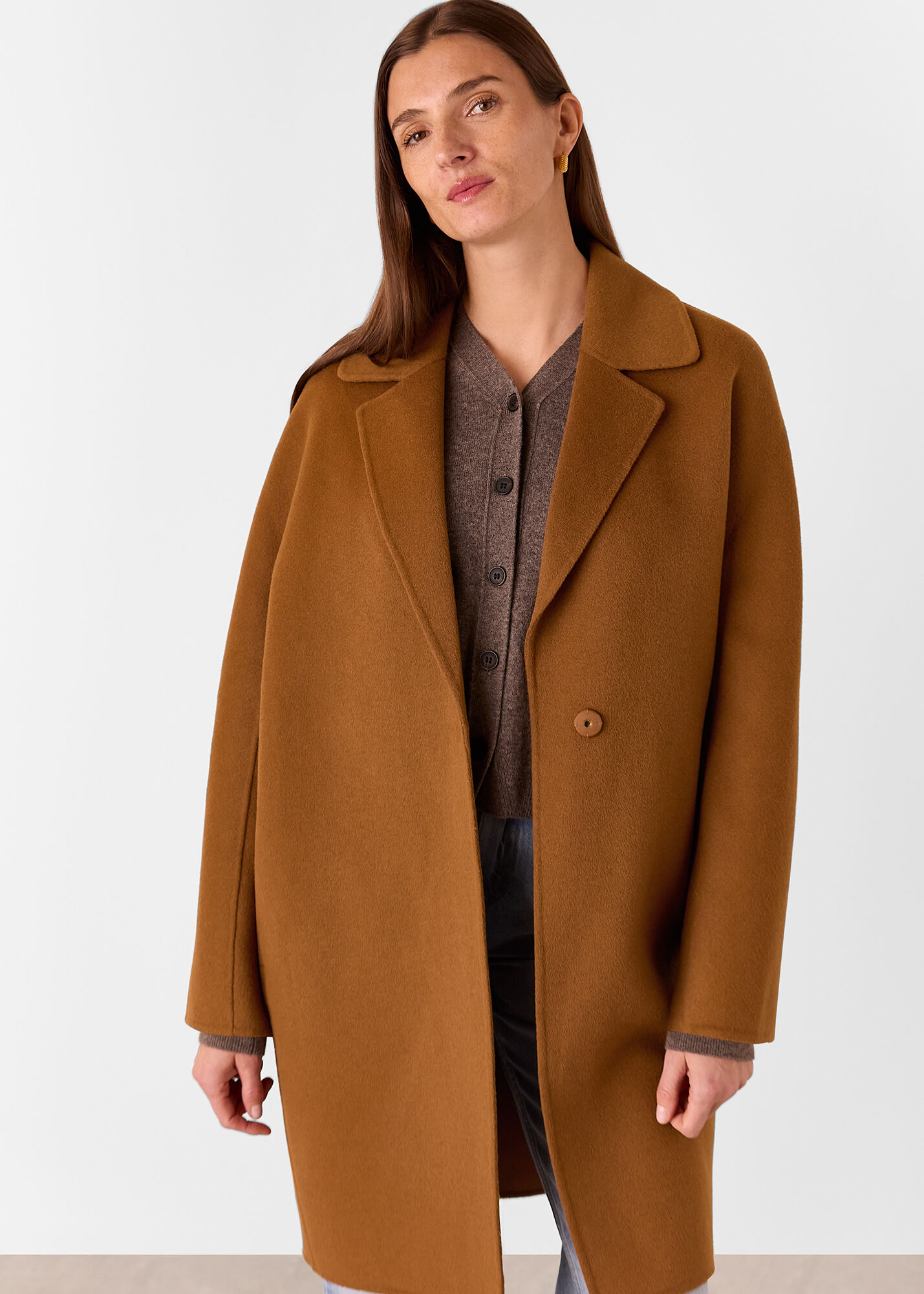 Whistles coat top