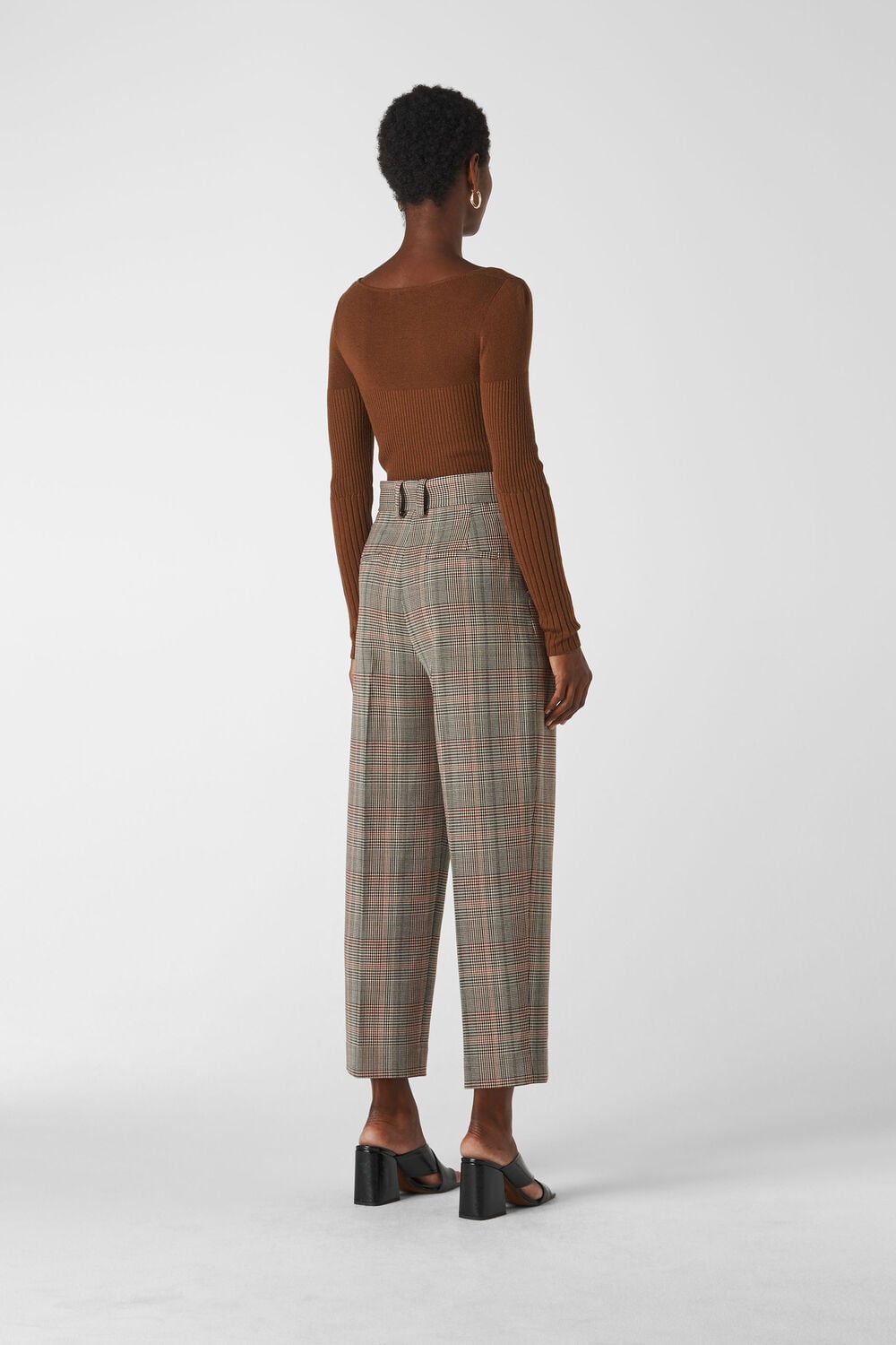 Check Tapered Trouser Multicolour
