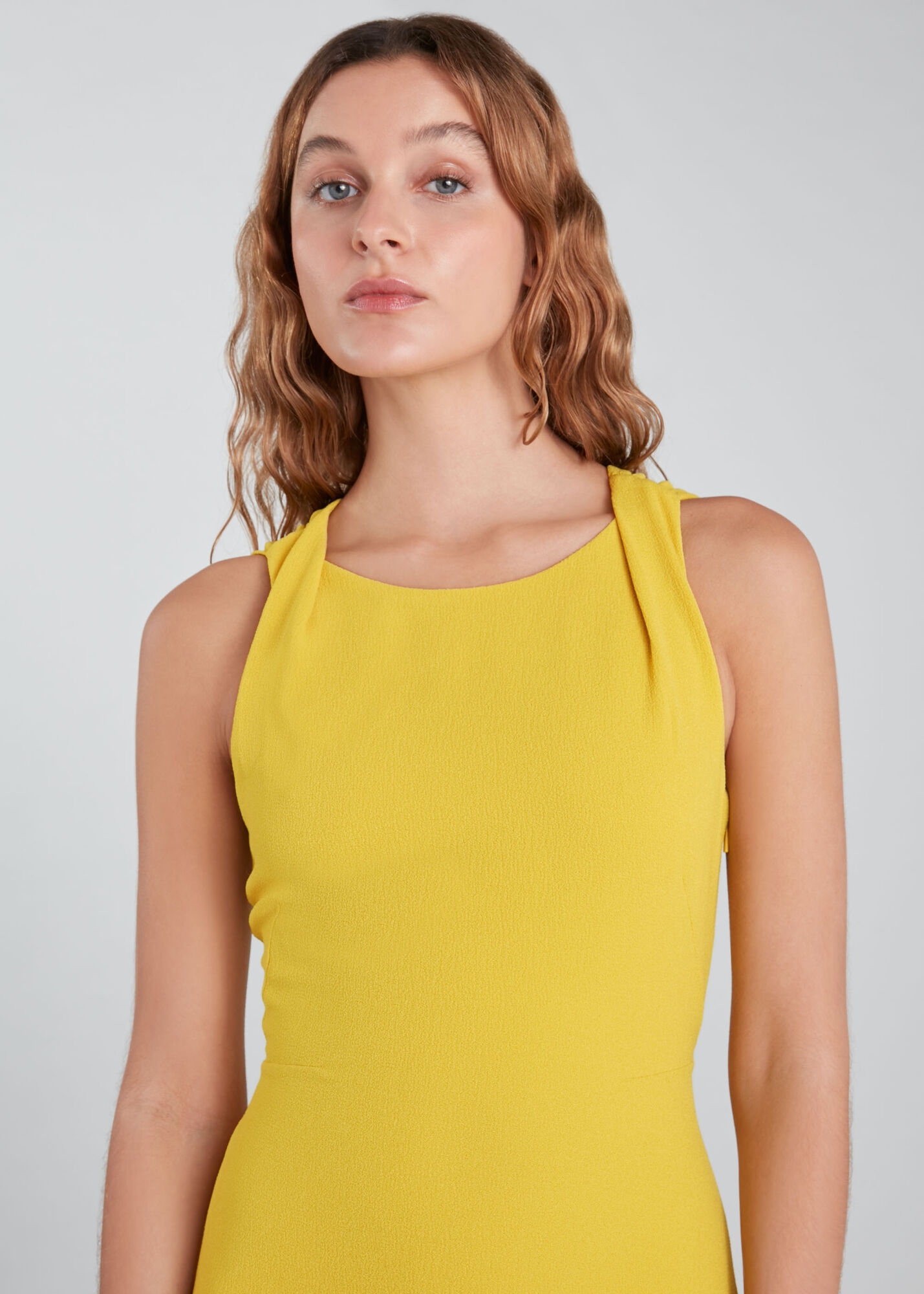 Yellow Tie Back Maxi Dress WHISTLES Whistles