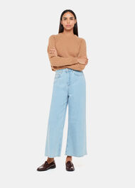 Wide Leg Cropped Jean